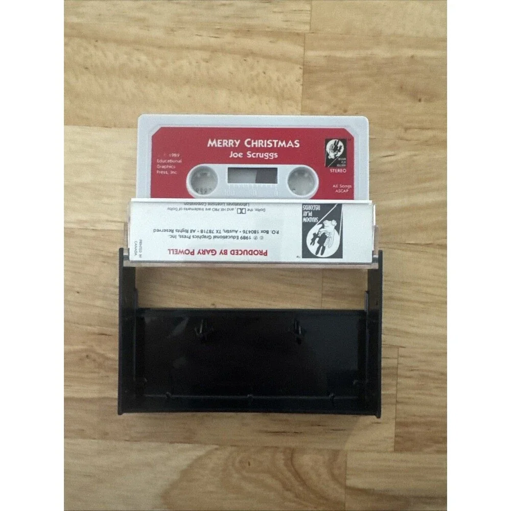 1989 Merry Christmas Joe Scruggs Cassette Tape Holiday Music - Picture 3 of 5